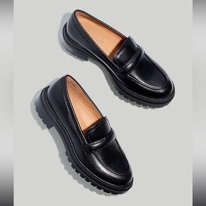 Madewell The Bradley Leather Lugsole Loafers - NWOT